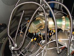 Photo of detectors in vacuum